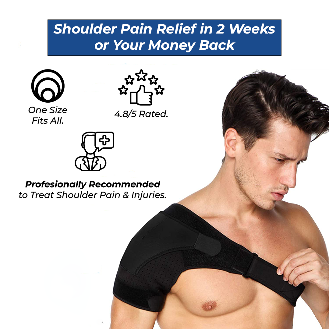 Aovenis Shoulder Brace, Adjustable Shoulder Brace for Shoulder Injury,  Tendonitis, Frozen Shoulder, Dislocation, Bursitis and Shoulder Recovery