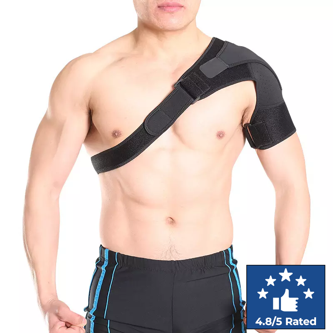 Herwey Shoulder Support,Adjustable Shoulder Support Brace Strap